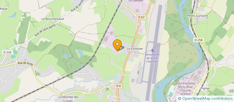 localisation de l'entreprise AURA CONSULTANTS  CHARMEIL