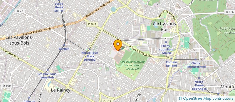 localisation de l'entreprise AURA DECOR à CLICHY-SOUS-BOIS