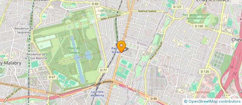 localisation de l'entreprise AURA EXPANSION à ANTONY