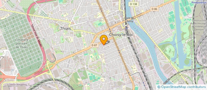 localisation de l'entreprise AURA GROUP à CHOISY-LE-ROI
