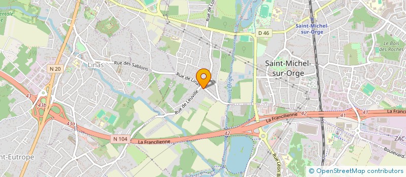 localisation de l'entreprise AURA HABITAT  LONGPONT-SUR-ORGE