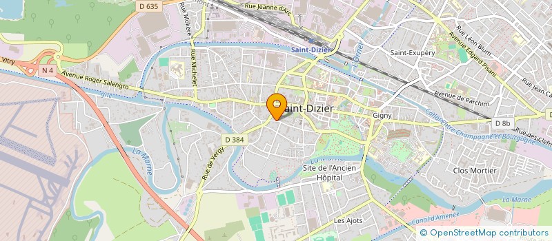 localisation de l'entreprise AURA HAUTE MARNE à SAINT-DIZIER