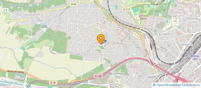 localisation de l'entreprise AURA IT à PALAISEAU