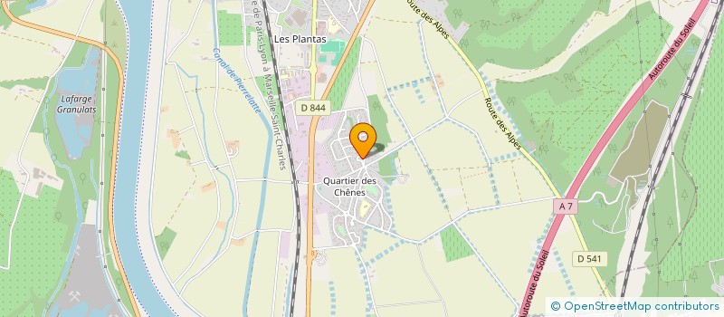 localisation de l'entreprise AURA PREV  DONZERE