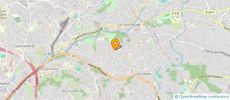 localisation de l'entreprise AURA PROVENCE à MARSEILLE