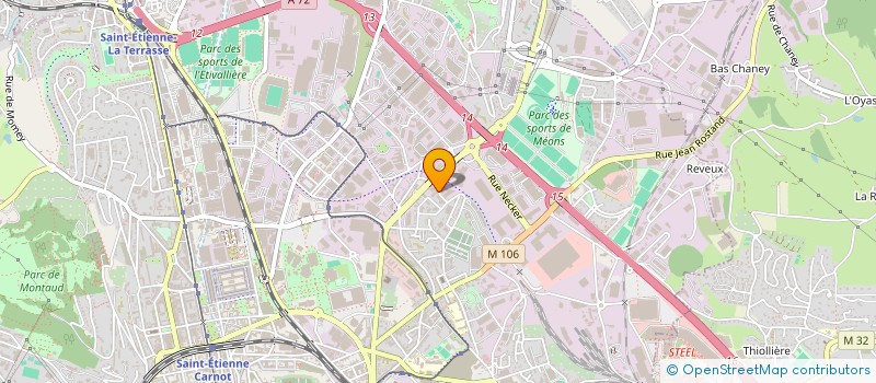 localisation de l'entreprise AURA REALISATION  SAINT-ETIENNE