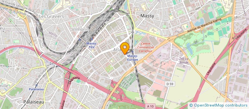 localisation de l'entreprise AURA RETAIL PRIVATE LABEL à MASSY