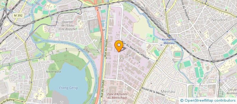 localisation de l'entreprise AURA SERVICES à STRASBOURG
