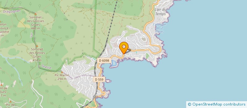 localisation de l'entreprise AURA SOMA FRANCE  THEOULE-SUR-MER