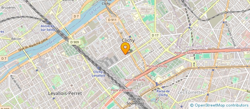 localisation de l'entreprise AURA STUDIO PARIS à CLICHY