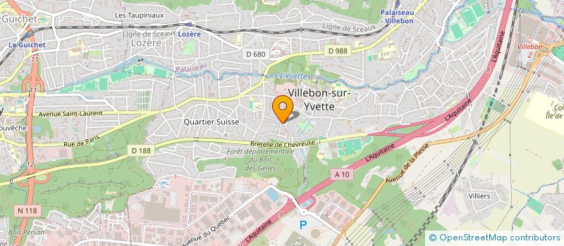 localisation de l'entreprise AURA VENTURE à VILLEBON-SUR-YVETTE