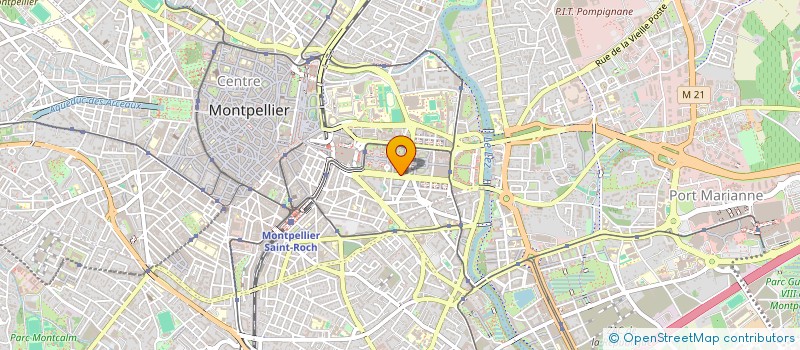 localisation de l'entreprise AURABEAUTY à MONTPELLIER
