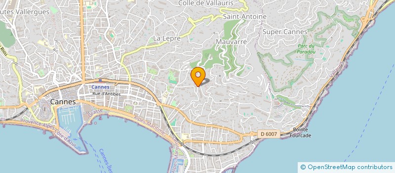 localisation de l'entreprise AURACLIS  CANNES