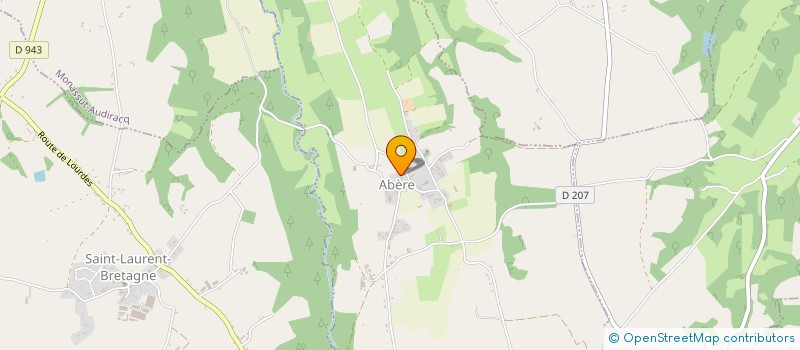 localisation de l'entreprise AURAD  ABERE