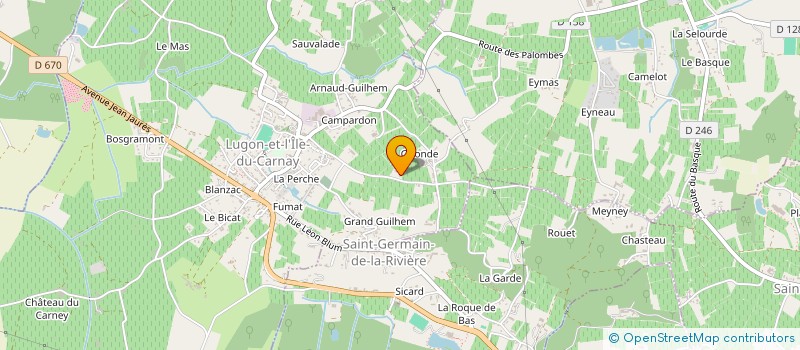 localisation de l'entreprise AURADE  LUGON-ET-L'ILE-DU-CARNAY