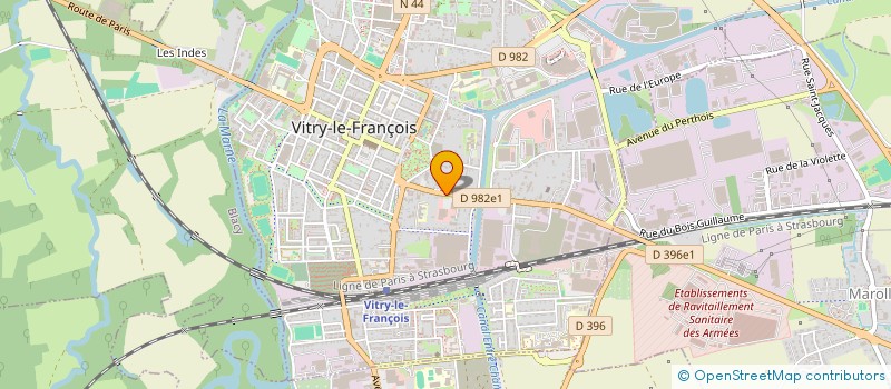 localisation de l'entreprise AURADEME à VITRY-LE-FRANCOIS