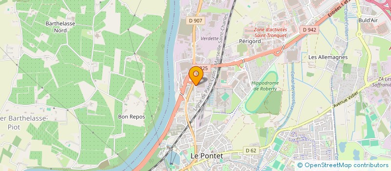 localisation de l'entreprise AURADIS à LE PONTET
