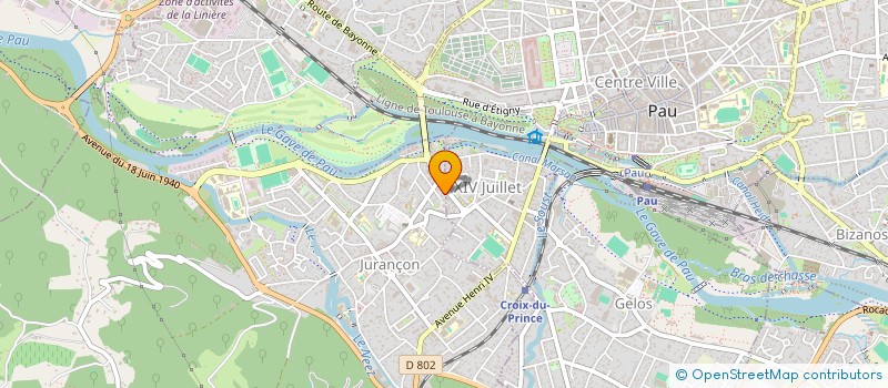 localisation de l'entreprise AURAE à JURANCON