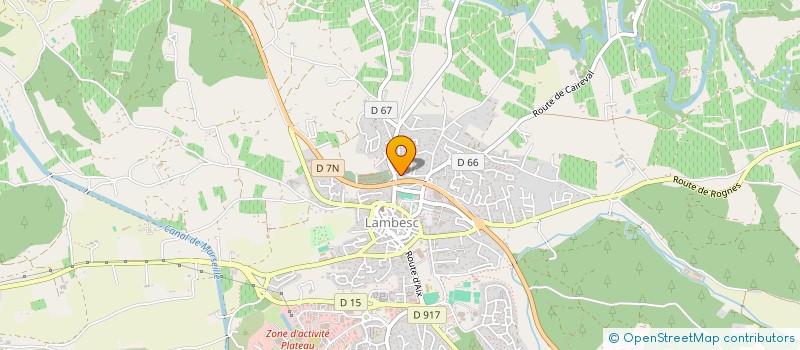 localisation de l'entreprise AURALEX  LAMBESC