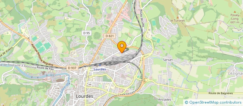 localisation de l'entreprise AURALI ASSOCIEES  LOURDES