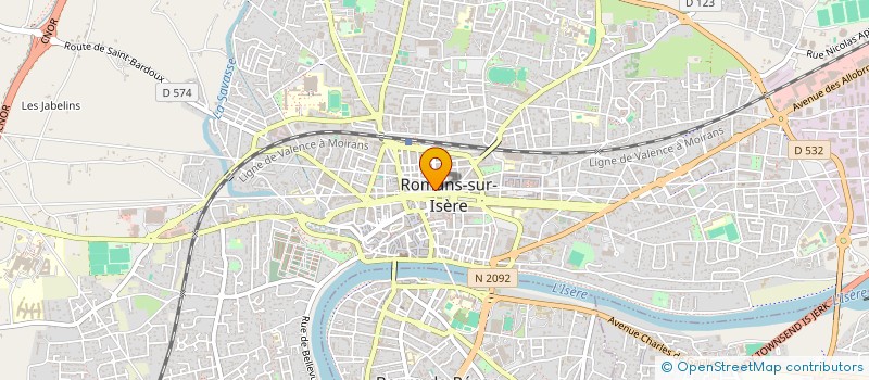 localisation de l'entreprise AURALPS à ROMANS-SUR-ISERE