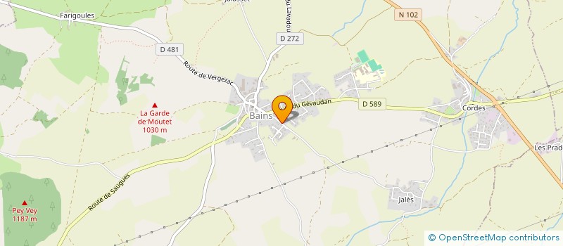 localisation de l'entreprise AURALVIN  BAINS