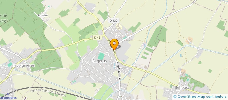 localisation de l'entreprise AURALY  ORGERUS