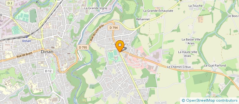 localisation de l'entreprise AURALYS à LANVALLAY