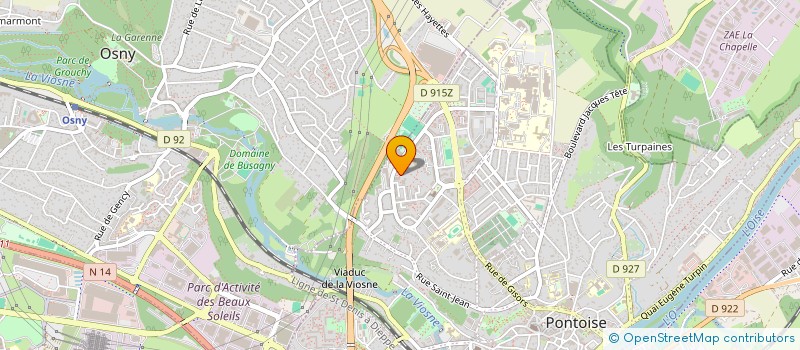 localisation de l'entreprise AURALYS à PONTOISE