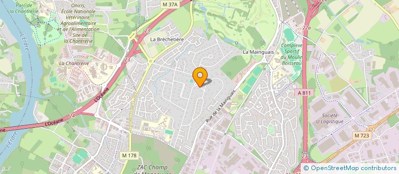 localisation de l'entreprise AURAMA  CARQUEFOU