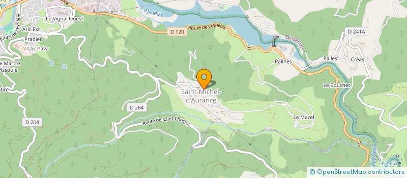 localisation de l'entreprise AURANCE IMMO  SAINT-MICHEL-D'AURANCE
