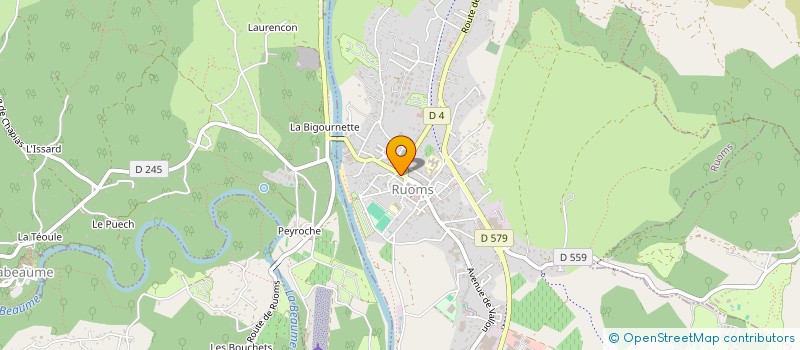 localisation de l'entreprise AURAND FRERES  RUOMS