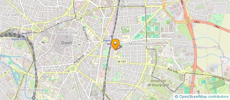 localisation de l'entreprise AURANE SARL à DIJON