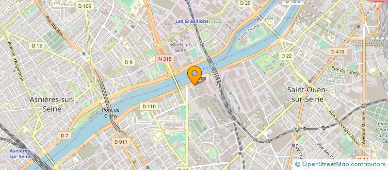 localisation de l'entreprise AURANEXT à CLICHY