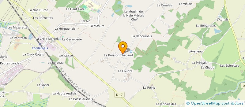 localisation de l'entreprise AURARISE AGENCY  CORDEMAIS