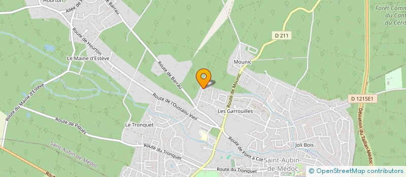 localisation de l'entreprise AURAST  SAINT-AUBIN-DE-MEDOC