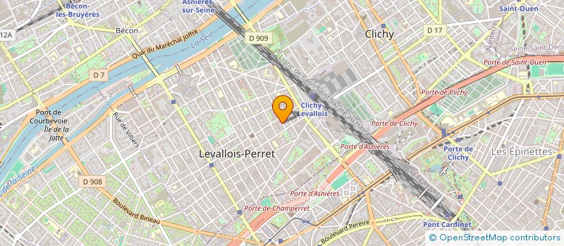 localisation de l'entreprise AURASU à LEVALLOIS-PERRET