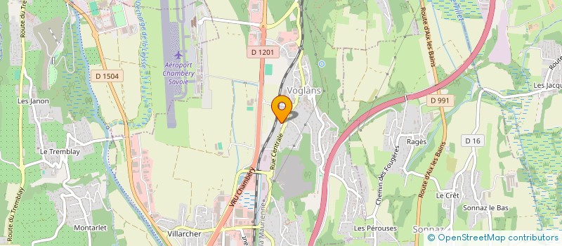 localisation de l'entreprise AURATEC  VOGLANS