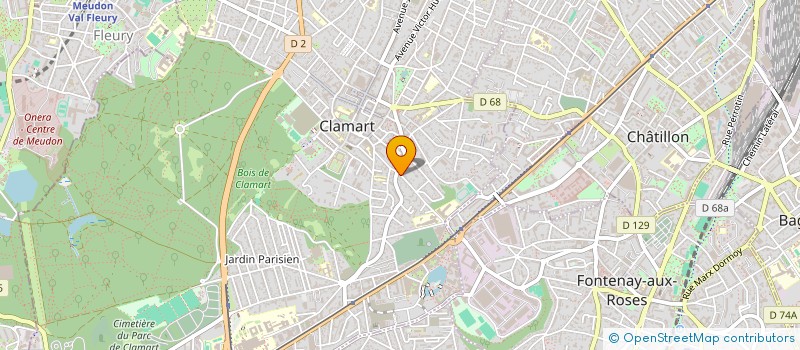 localisation de l'entreprise AURATECHCOM à CLAMART