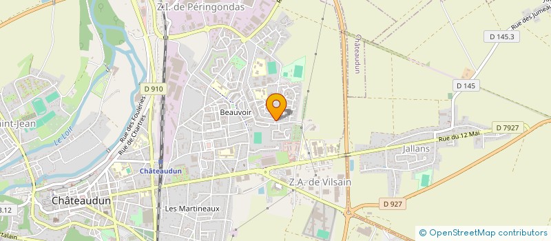 localisation de l'entreprise AURATYS à CHATEAUDUN