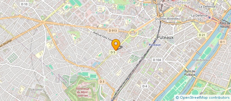 localisation de l'entreprise AURAVI à SURESNES