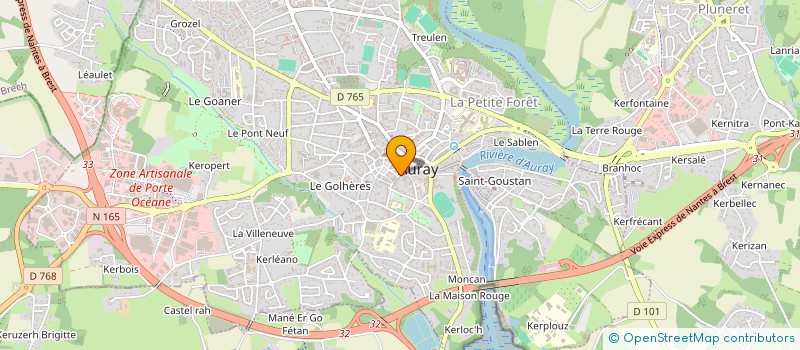 localisation de l'entreprise AURAY CUISINES  AURAY