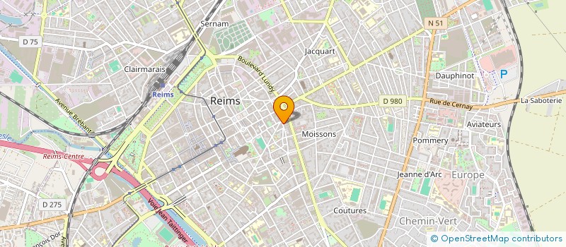 localisation de l'entreprise AURAY ET ARGENSON  REIMS