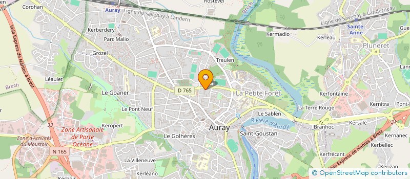 localisation de l'entreprise AURAY INVEST à BELFORT
