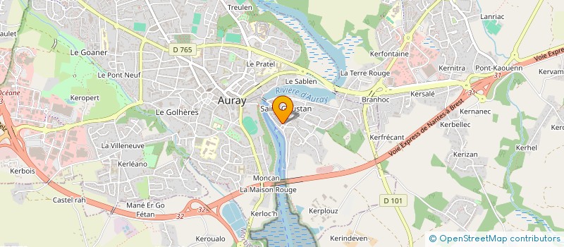 localisation de l'entreprise AURAY PAYS D'ARTISTES à AURAY
