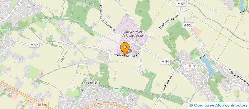 localisation de l'entreprise AURCAD à FLOURENS