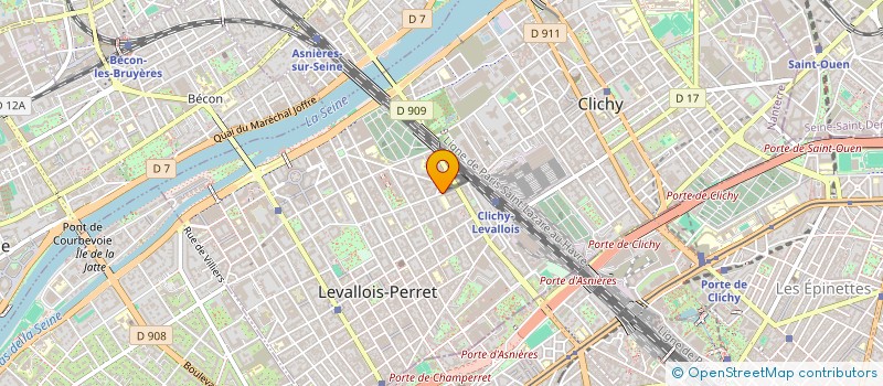 localisation de l'entreprise AURCEL CONSULTING à LEVALLOIS-PERRET