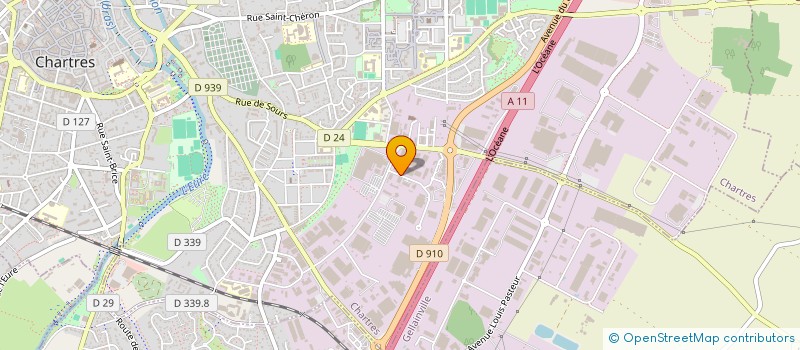 localisation de l'entreprise AURDIM à CHARTRES