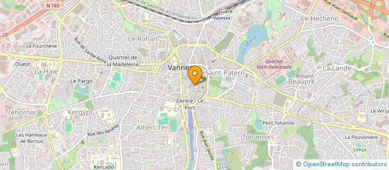 localisation de l'entreprise AURE CONCEPT à VANNES