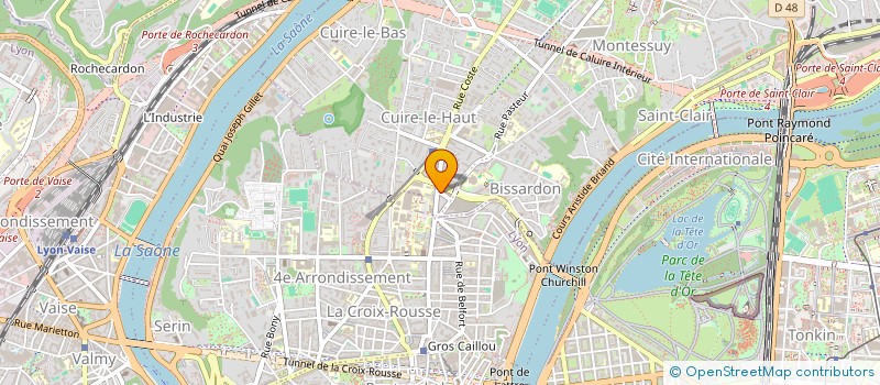 localisation de l'entreprise AURE GESTION à CALUIRE-ET-CUIRE